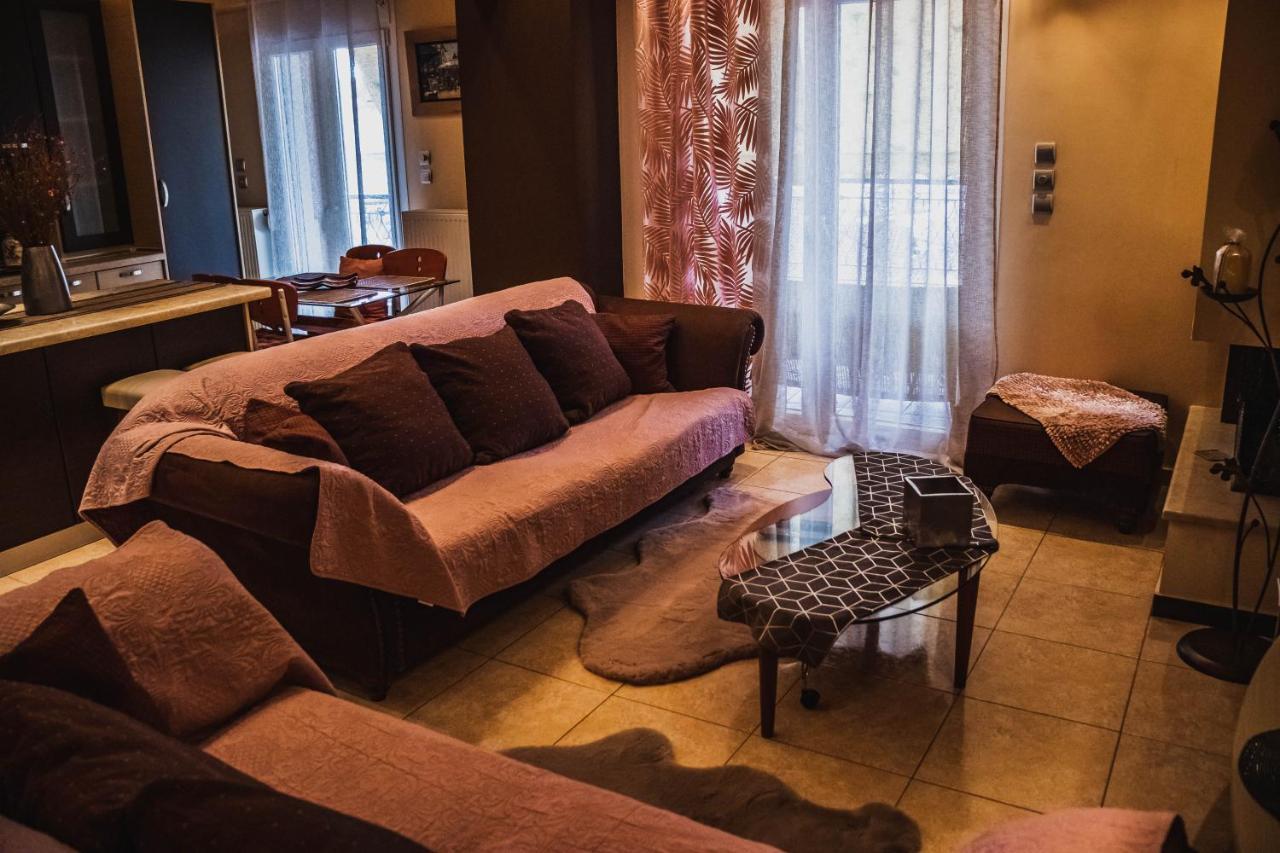 Bojana' S Luxury House Apartment Larissa Bagian luar foto